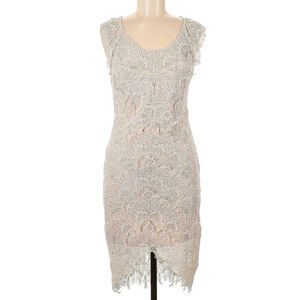 Free People Peekaboo Lace Scalloped Dress